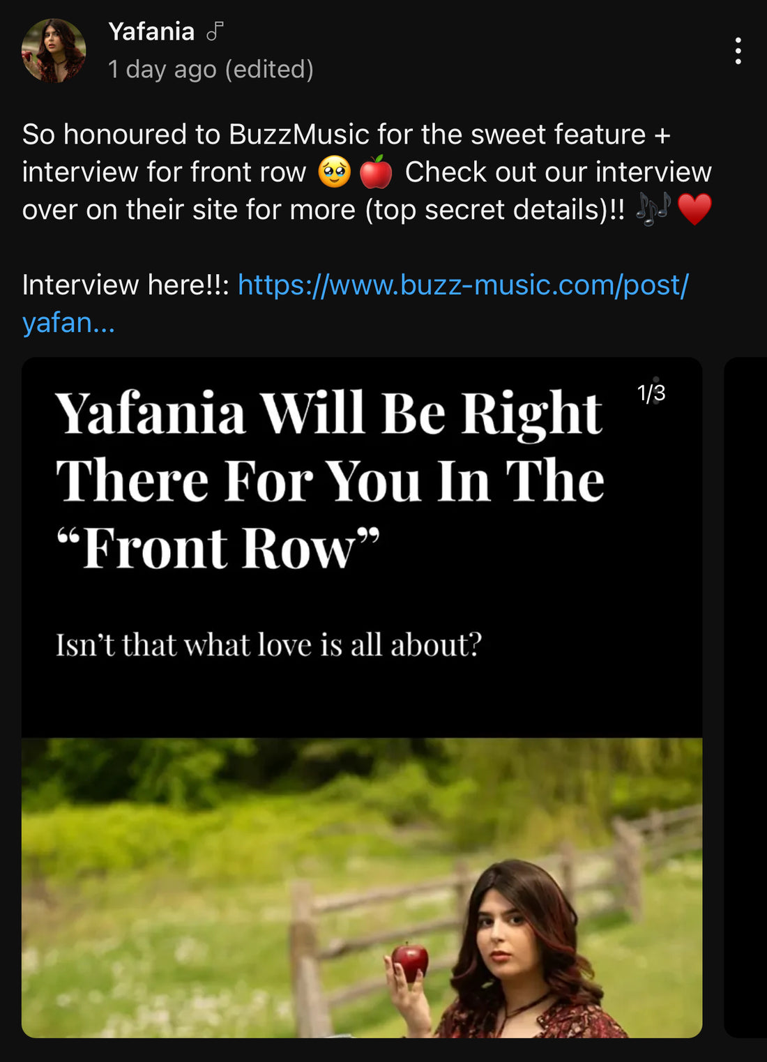 The Buzz-Music interviews Yafania